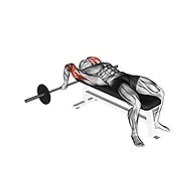 Barbell Lying Close Grip Triceps Extension