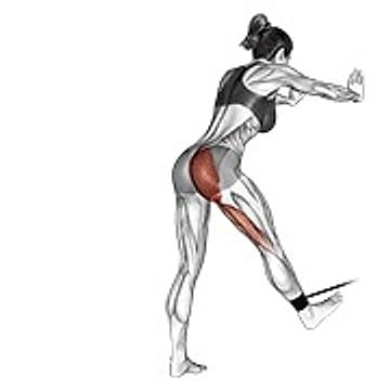Band Bent Over Hip Extension